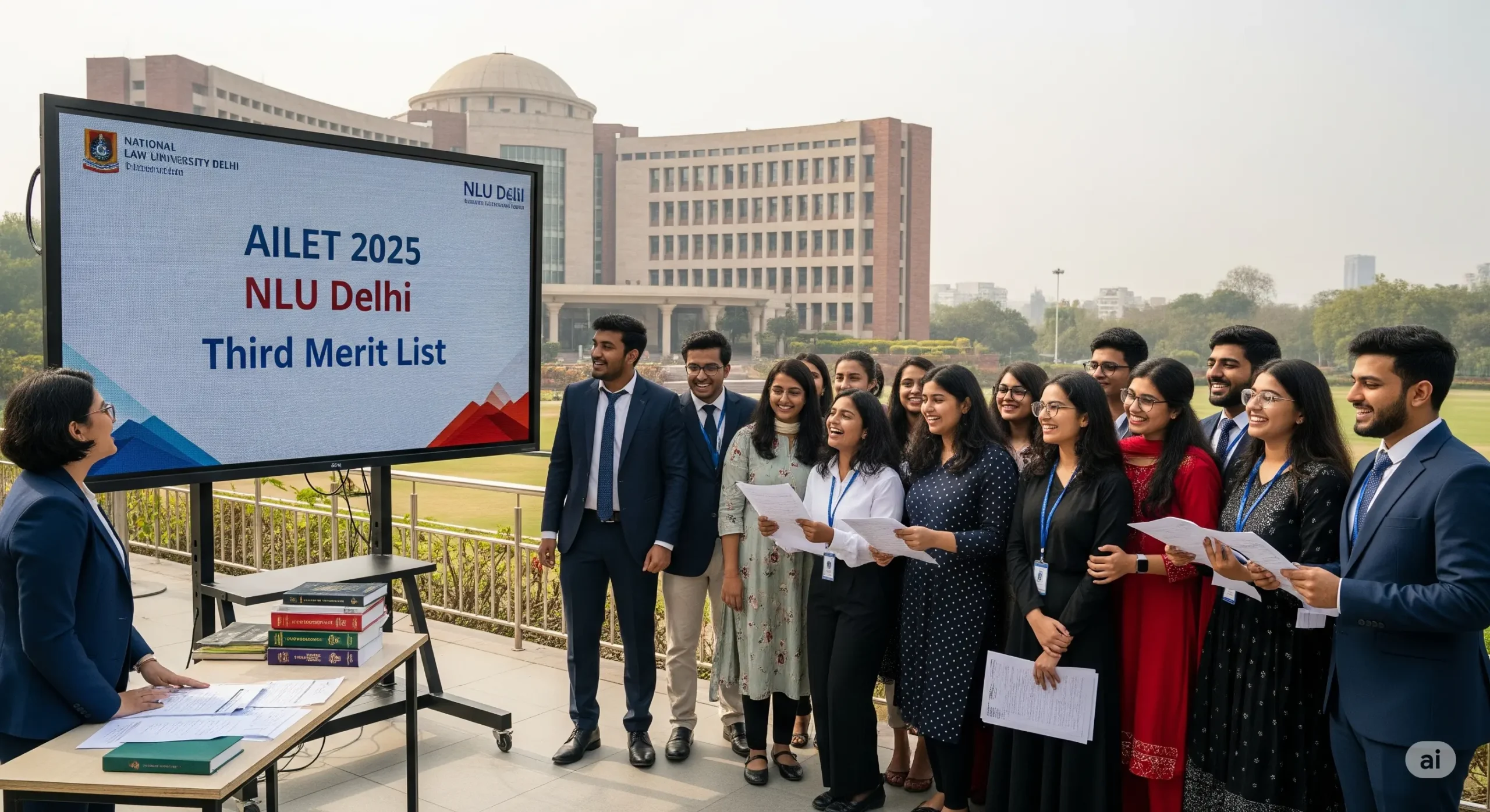AILET 2025 NLU Delhi Third Merit List Released
