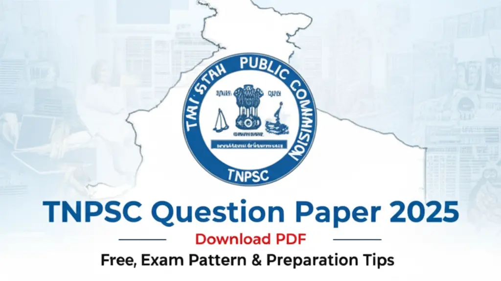TNPSC Group 1 Question Paper 2025