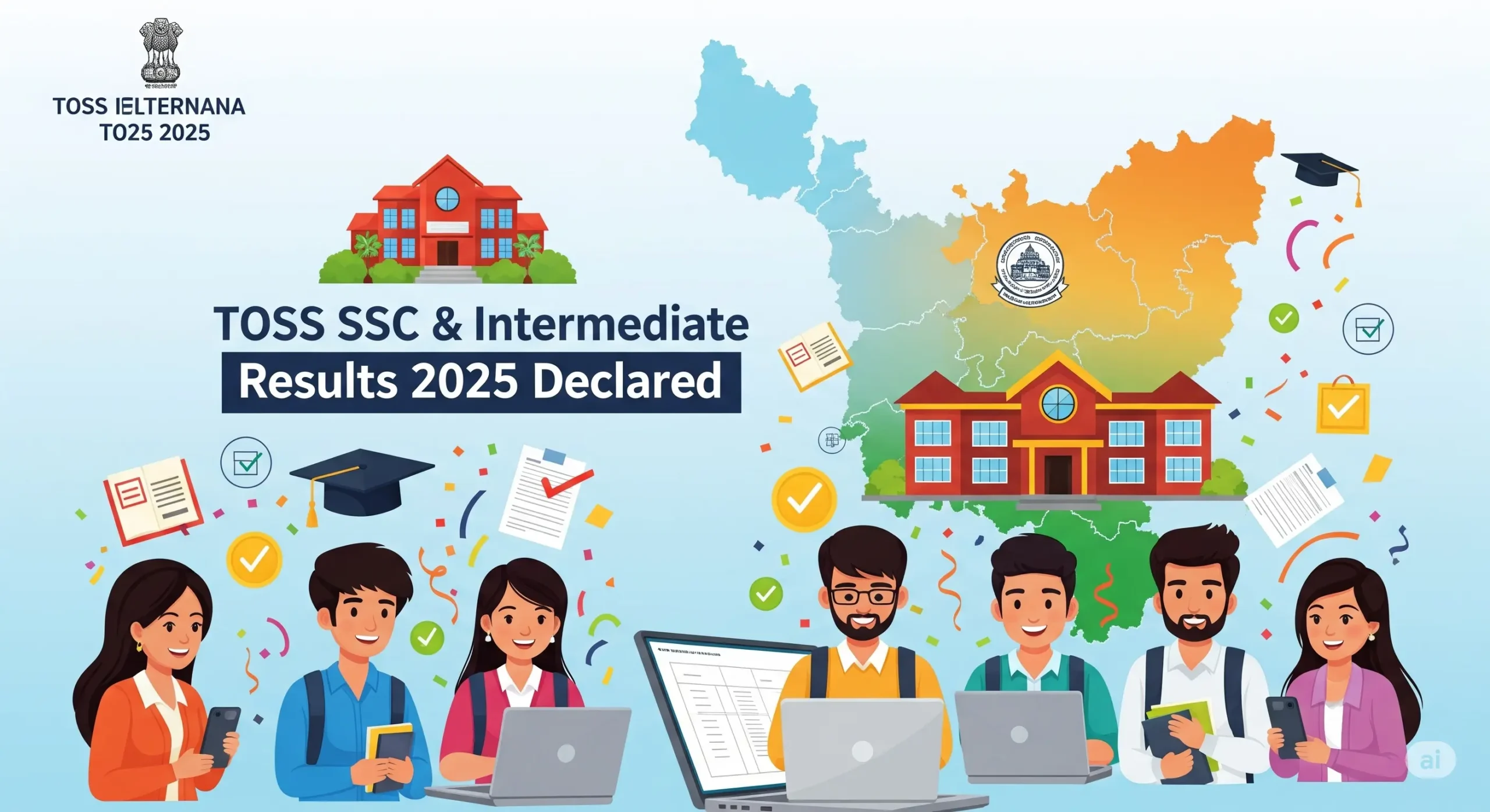 TOSS SSC & Intermediate Results 2025 Declared