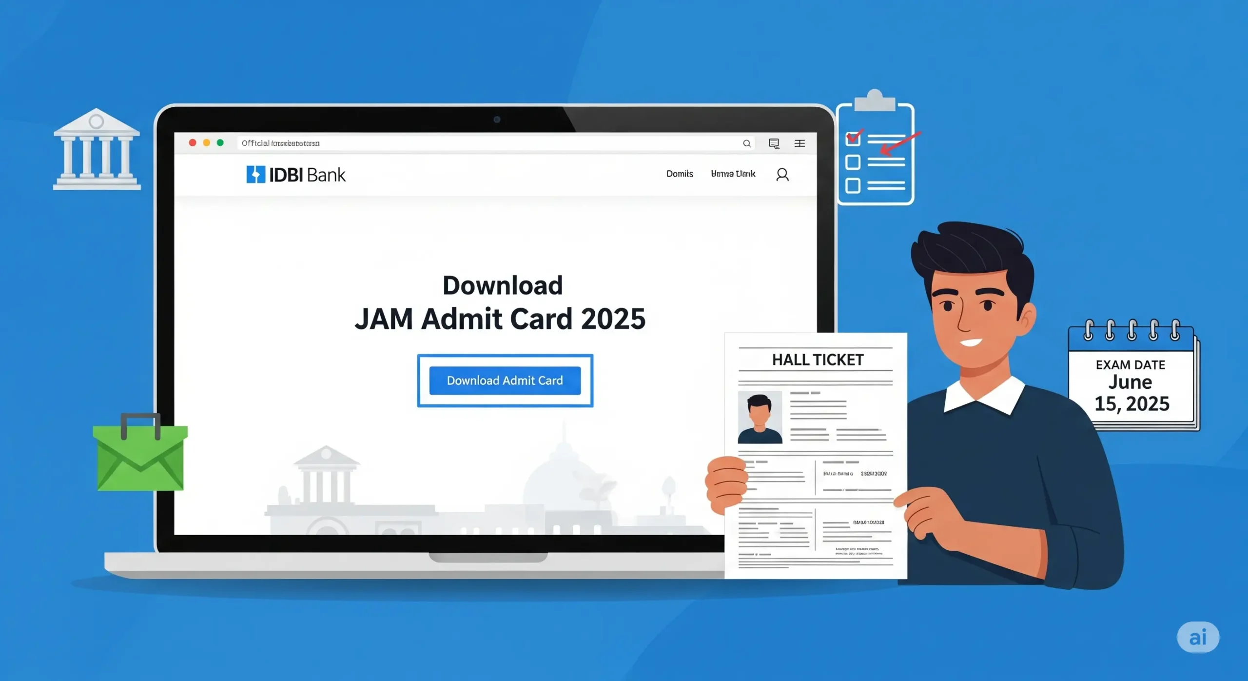 IDBI JAM Admit Card 2025 Released