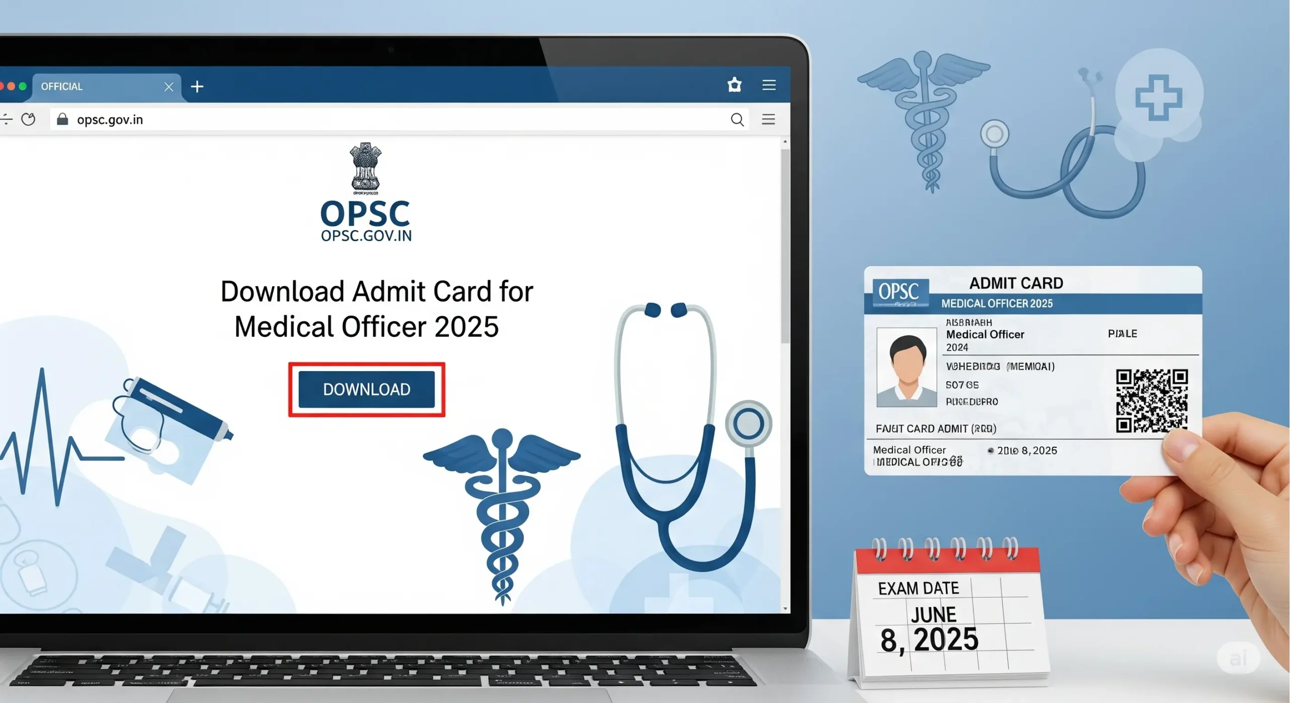 OPSC Admit Card 2025 Released