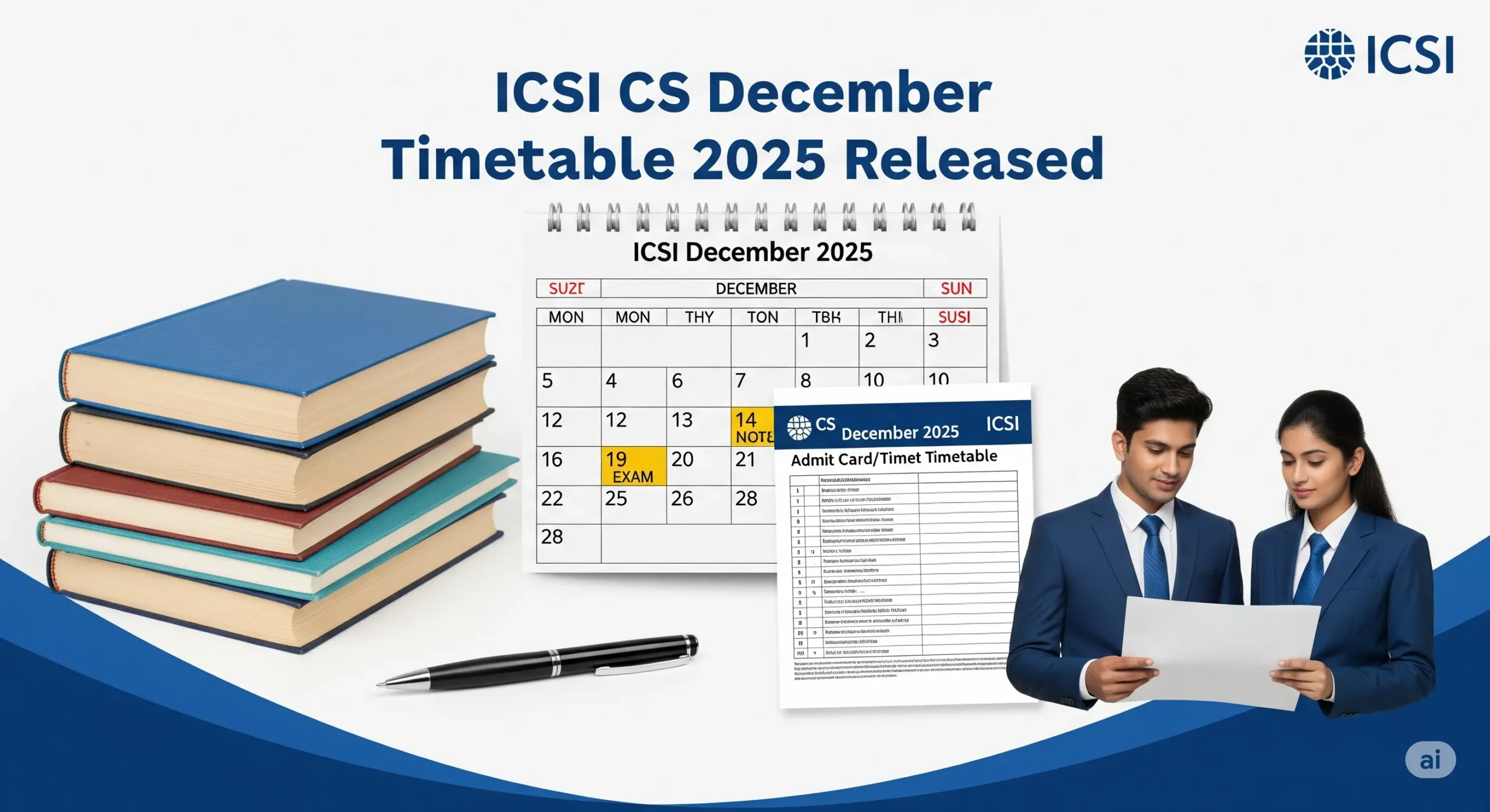 ICSI CS December Timetable 2025 Released