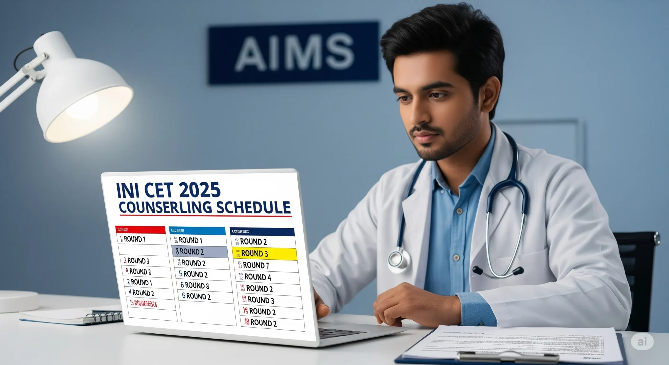 INI CET 2025 Counselling Dates
