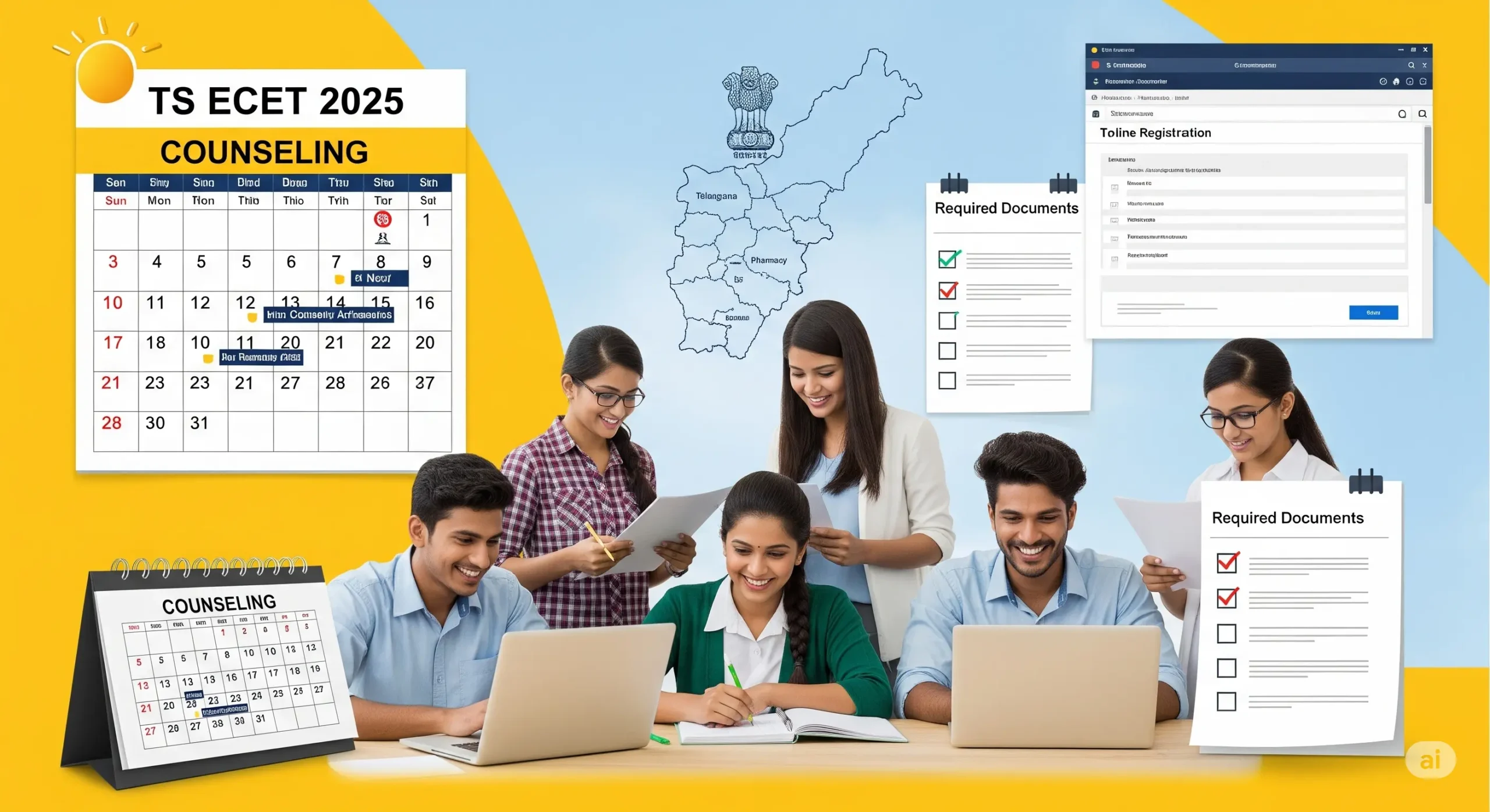 TS ECET 2025 Counselling Schedule