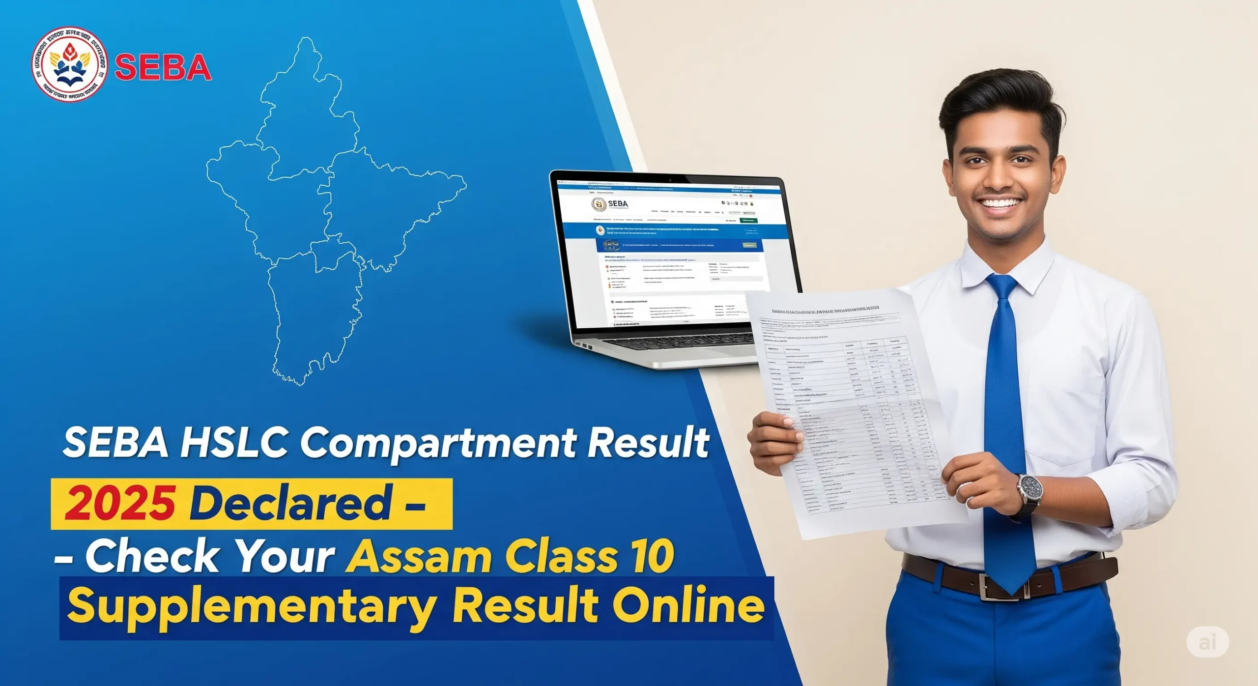 SEBA Online HSLC Compartment Result 2025 Declared