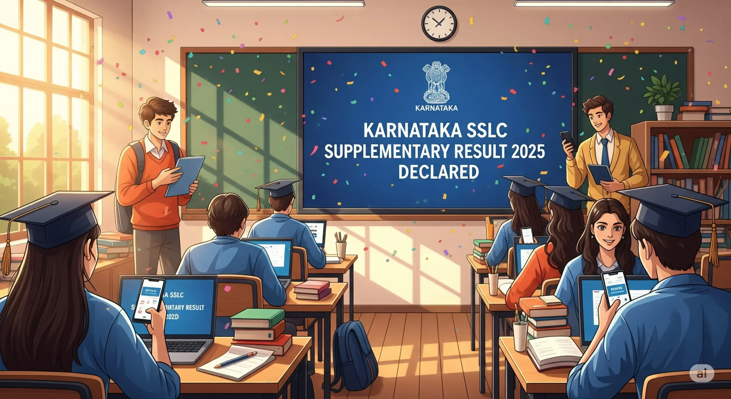 Karnataka SSLC Supplementary Result 2025 Declared